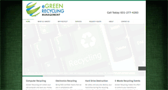 Desktop Screenshot of egreenrecyclingmanagement.com