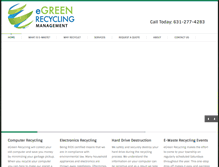 Tablet Screenshot of egreenrecyclingmanagement.com
